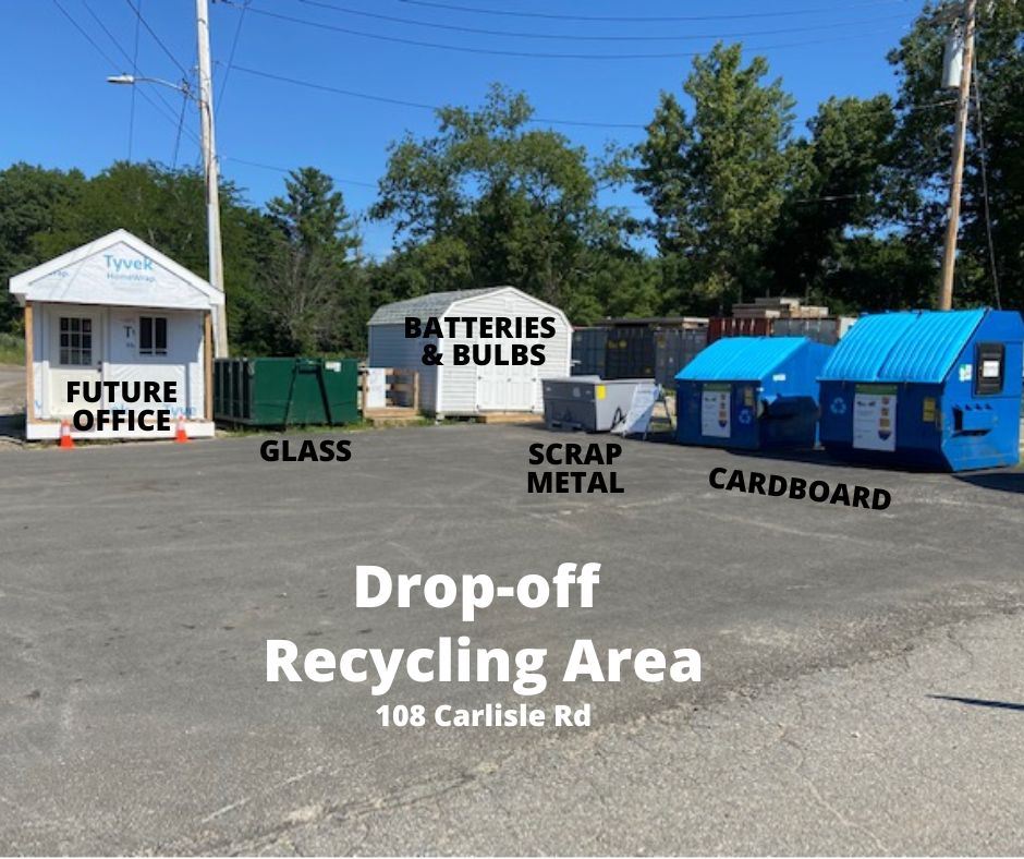 Photo of drop off recycling area