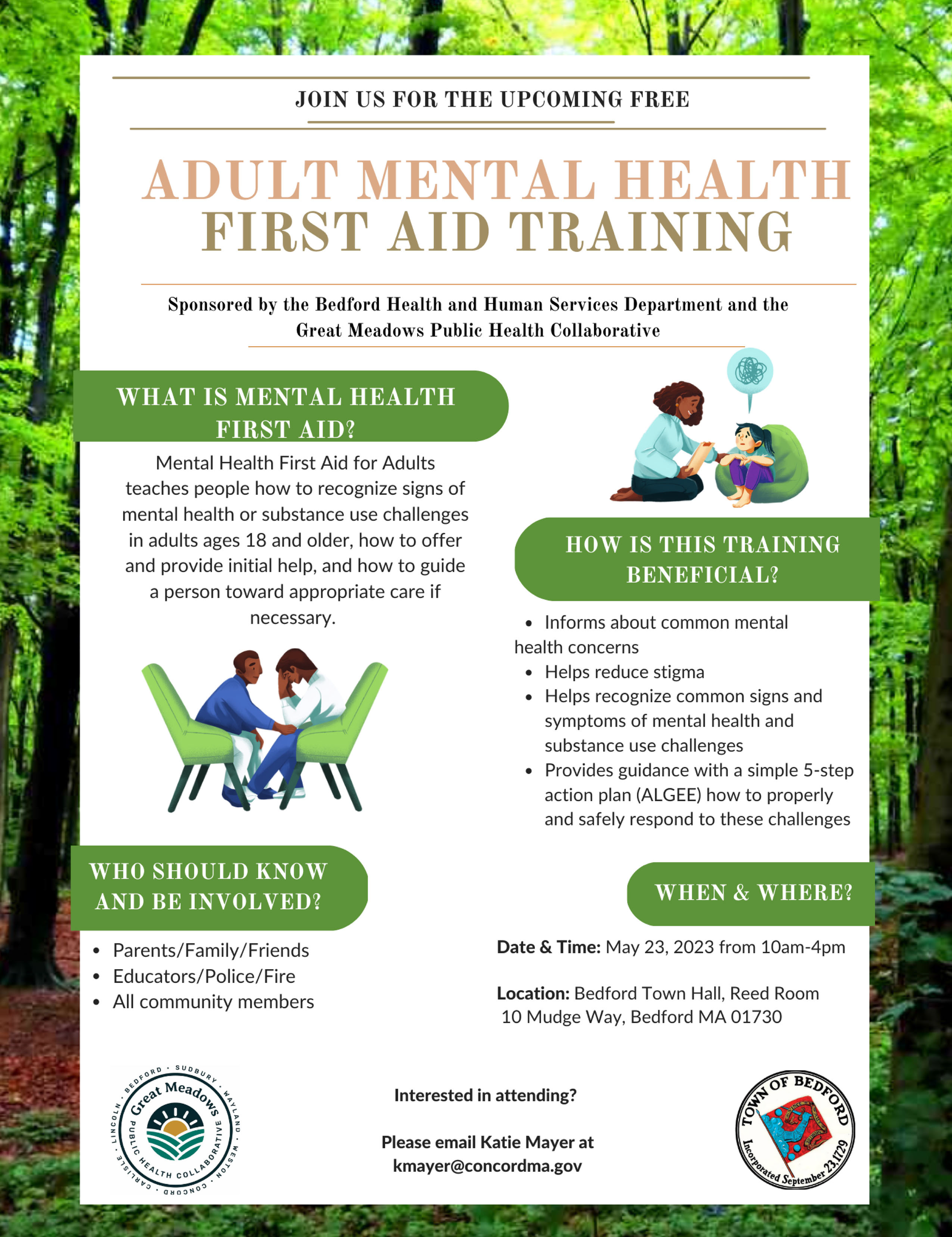 Bedford Mental Health First Aid Training Adult