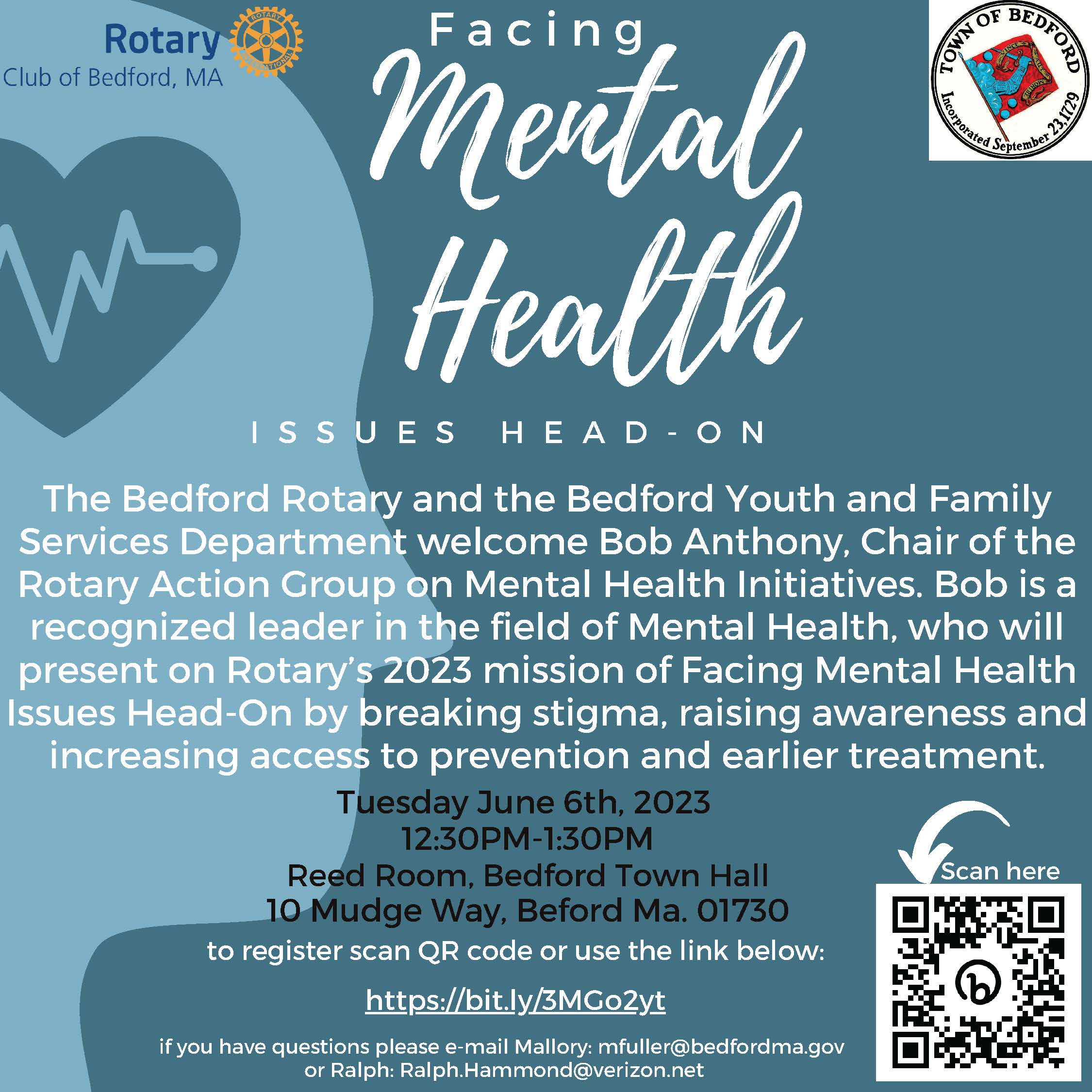 Facing Mental Health Issues Head On Flyer