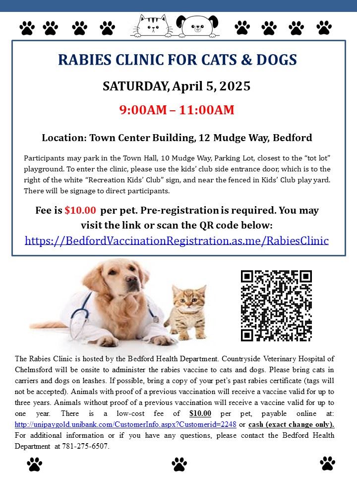 Rabies Clinic Flyer 2025 - Final QR Code